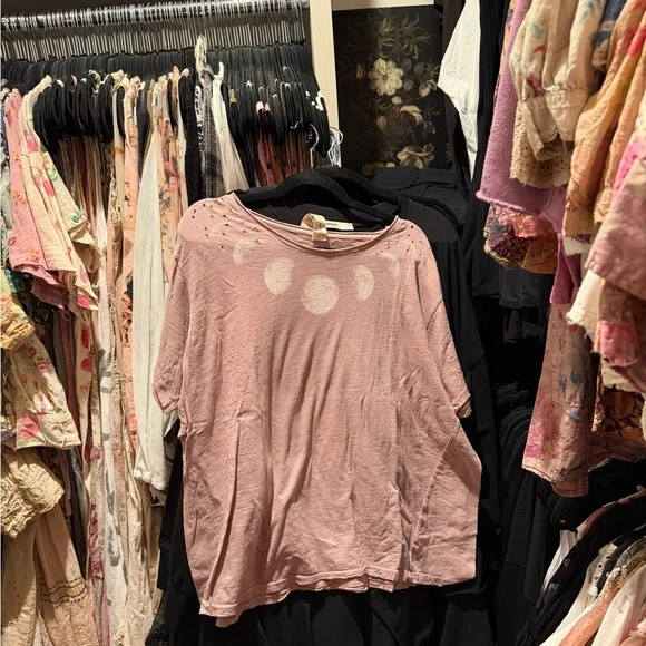 Magnolia Pearl Lavender Moon Evolution T - Boyfriend Cut - OS - Beautiful- NWT - Picture 4 of 5